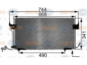 HELLA 8FC 351 301-281 kondensatorius, oro kondicionierius 
 Oro kondicionavimas -> Kondensatorius
6455.AW, 6455.W2, 96.271.521, 96.271.521.80