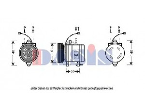 AKS DASIS 850765N kompresorius, oro kondicionierius 
 Oro kondicionavimas -> Kompresorius/dalys
9770102000, 9770102200, 9770102300