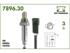 MTE-THOMSON 7896.30.040 lambda jutiklis 
 Variklis -> Variklio elektra
89706-22920, 8-08990-793-0, 8-97018-587-0
