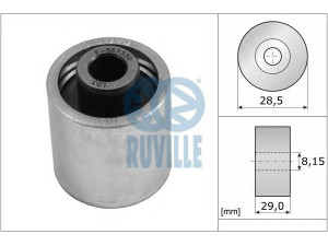 RUVILLE 55773 kreipiantysis skriemulys, paskirstymo diržas 
 Diržinė pavara -> Paskirstymo diržas/komplektas -> Laisvasis/kreipiamasis skriemulys
06D 109 244 C, 06D 109 244 D, 06D 109 244 E