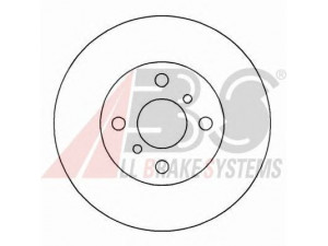 A.B.S. 16234 stabdžių diskas 
 Dviratė transporto priemonės -> Stabdžių sistema -> Stabdžių diskai / priedai
43512-02040, 43512-12550, 94853004