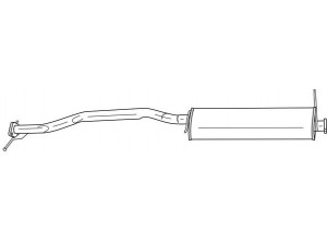 AKS DASIS SG74401 vidurinis duslintuvas