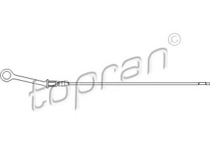 TOPRAN 111 403 alyvos lygio matuoklis 
 Variklis -> Tepimas -> Alyvos lygio matuoklis
028 115 611C, 028 115 611C