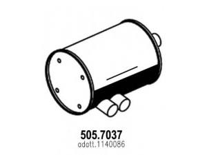ASSO 505.7037 vidurinis / galinis duslintuvas
1140086, 1196767