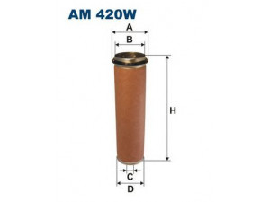 FILTRON AM420W antrinis oro filtras
692380, 13002B1820, 1902131, 2241329