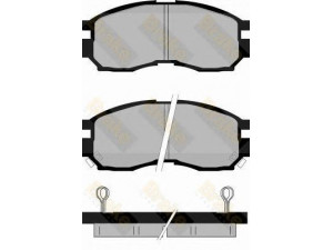 Brake ENGINEERING PA783 stabdžių trinkelių rinkinys, diskinis stabdys 
 Techninės priežiūros dalys -> Papildomas remontas
MB699266, MB858583, MR129431, MR129592