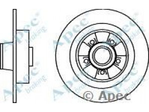 APEC braking DSK2825 stabdžių diskas 
 Dviratė transporto priemonės -> Stabdžių sistema -> Stabdžių diskai / priedai
8200736267