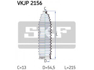 SKF VKJP 2156 gofruotoji membrana, vairavimas 
 Vairavimas -> Gofruotoji membrana/sandarinimai
