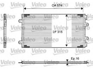 VALEO 817385 kondensatorius, oro kondicionierius 
 Oro kondicionavimas -> Kondensatorius
46524503, 46787687, 46829340
