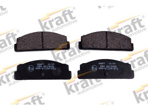 KRAFT AUTOMOTIVE 6013090 stabdžių trinkelių rinkinys, diskinis stabdys 
 Techninės priežiūros dalys -> Papildomas remontas
4236416, 4290630, 4173122, 420452