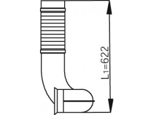 DINEX 53122 išleidimo kolektorius 
 Išmetimo sistema -> Išmetimo vamzdžiai
948.490.2819