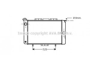 AVA QUALITY COOLING RT2020 radiatorius, variklio aušinimas 
 Aušinimo sistema -> Radiatorius/alyvos aušintuvas -> Radiatorius/dalys
7701348903, 1610462