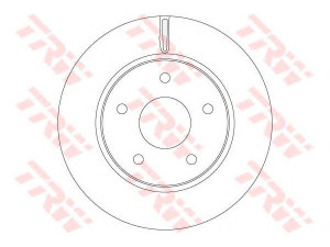 TRW DF6415 stabdžių diskas 
 Dviratė transporto priemonės -> Stabdžių sistema -> Stabdžių diskai / priedai
4721933AB