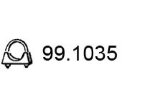 ASSO 99.1035 vamzdžių sujungimas, išmetimo sistema 
 Dviratė transporto priemonės -> Išmetimo sistema -> Atskiros surinkimo dalys -> Gnybtas
1608230, 1608230, 1608230, 1608230