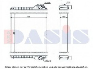 AKS DASIS 440589N radiatorius, variklio aušinimas