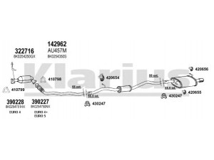 KLARIUS 940826E išmetimo sistema 
 Išmetimo sistema -> Išmetimo sistema, visa