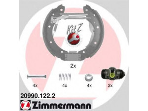 ZIMMERMANN 20990.122.2 stabdžių trinkelių komplektas 
 Techninės priežiūros dalys -> Papildomas remontas