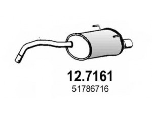 ASSO 12.7161 galinis duslintuvas 
 Išmetimo sistema -> Duslintuvas
1581439, 1692912, 1742325, 51786716