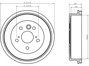HELLA PAGID 8DT 355 300-031 stabdžių būgnas 
 Stabdžių sistema -> Būgninis stabdys -> Stabdžių būgnas
4243142010, 4243142011