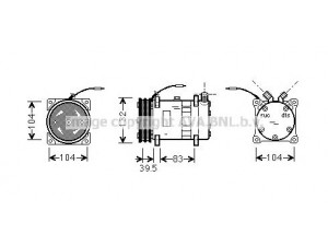 AVA QUALITY COOLING UVAK034 kompresorius, oro kondicionierius
