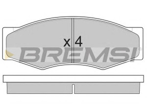 BREMSI BP2302 stabdžių trinkelių rinkinys, diskinis stabdys 
 Techninės priežiūros dalys -> Papildomas remontas
069052940, 4101031E93, 4106001W26