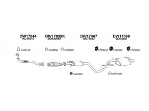 VENEPORTE 170031 išmetimo sistema