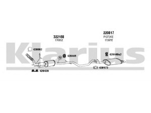 KLARIUS 630976E išmetimo sistema