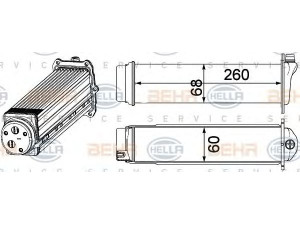 HELLA 8ML 376 924-101 tarpinis suslėgto oro aušintuvas, kompresorius 
 Variklis -> Oro tiekimas -> Įkrovos agregatas (turbo/superįkrova) -> Tarpinis suslėgto oro aušintuvas
06E 145 621 F