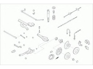 SACHS FORD-MONDE-RS020 vairavimo mechanizmas; rato pakaba 
 Ašies montavimas/vairavimo mechanizmas/ratai -> Prekių paieška pagal schemą