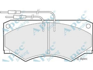 APEC braking PAD517 stabdžių trinkelių rinkinys, diskinis stabdys 
 Techninės priežiūros dalys -> Papildomas remontas
9037770