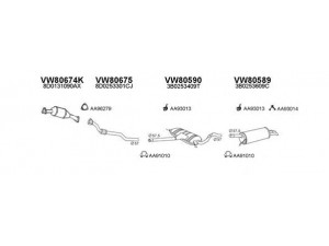 VENEPORTE 800413 išmetimo sistema 
 Išmetimo sistema -> Išmetimo sistema, visa