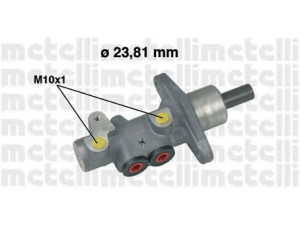 METELLI 05-0490 pagrindinis cilindras, stabdžiai 
 Stabdžių sistema -> Pagrindinis stabdžių cilindras
3A1 698 019, 3A1 698 019
