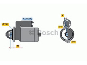 BOSCH 0 986 021 510 starteris 
 Elektros įranga -> Starterio sistema -> Starteris
12 41 7 525 294, 12 41 7 536 691