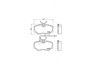 BREMBO P 61 035 stabdžių trinkelių rinkinys, diskinis stabdys 
 Techninės priežiūros dalys -> Papildomas remontas
1611458780, 425055, 425078, 425087