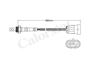 CALORSTAT by Vernet LS140605 lambda jutiklis 
 Variklis -> Variklio elektra
46423987, 46523499