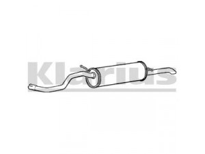 KLARIUS 240729 galinis duslintuvas 
 Išmetimo sistema -> Duslintuvas
6Q9253609AB, 6Q9253609AC, 6Q9253609AD