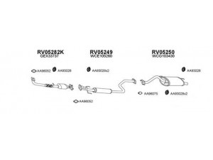 VENEPORTE 050008 išmetimo sistema 
 Išmetimo sistema -> Išmetimo sistema, visa