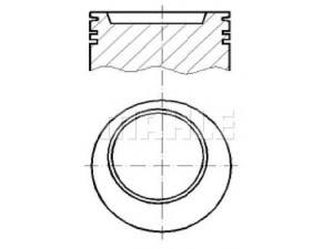 METAL LEVE P2070 stūmoklis 
 Variklis -> Cilindrai/stūmokliai
93388759, 93388873