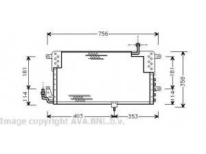 AVA QUALITY COOLING VW5139 kondensatorius, oro kondicionierius 
 Oro kondicionavimas -> Kondensatorius
357820413C