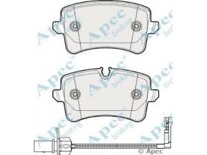 APEC braking PAD1815 stabdžių trinkelių rinkinys, diskinis stabdys 
 Techninės priežiūros dalys -> Papildomas remontas
4G0698451A