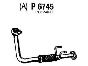 FENNO P6745 išleidimo kolektorius 
 Išmetimo sistema -> Išmetimo vamzdžiai
17401-54070, 17401-54071, 17401-54072