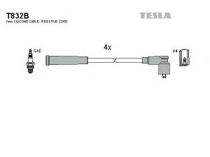 TESLA T832B uždegimo laido komplektas 
 Kibirkšties / kaitinamasis uždegimas -> Uždegimo laidai/jungtys