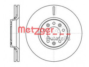 METZGER 61054.10 stabdžių diskas 
 Stabdžių sistema -> Diskinis stabdys -> Stabdžių diskas
424924, 424925, 424992, 4249K0