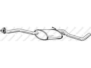 BOSAL 281-187 vidurinis duslintuvas 
 Išmetimo sistema -> Duslintuvas
8 52 000, 90323471, 8 52 000, 90323471