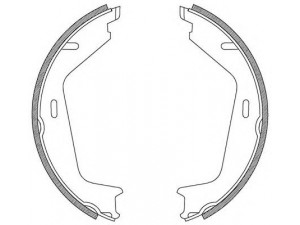 OPEN PARTS BSA2205.00 stabdžių trinkelių komplektas 
 Techninės priežiūros dalys -> Papildomas remontas
272398, 2723989, 274271, 274504