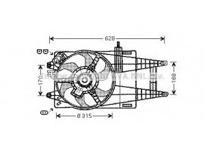 AVA QUALITY COOLING FT7592 ventiliatorius, radiatoriaus 
 Aušinimo sistema -> Oro aušinimas
46818599