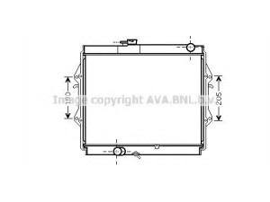 AVA QUALITY COOLING TO2436 radiatorius, variklio aušinimas
1640075200