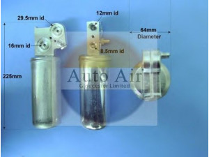 AUTO AIR GLOUCESTER 31-9150 džiovintuvas, oro kondicionierius 
 Oro kondicionavimas -> Džiovintuvas
7700876216, 7701030394, 7701038394