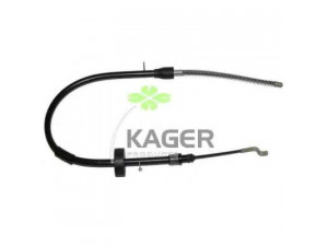 KAGER 19-1103 trosas, stovėjimo stabdys 
 Stabdžių sistema -> Valdymo svirtys/trosai
701609701