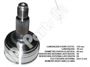 IPS Parts ICJ-10419 jungčių komplektas, kardaninis velenas 
 Ratų pavara -> Sujungimai/komplektas
44305SH3960, 44305SH3961, 44305SH3970